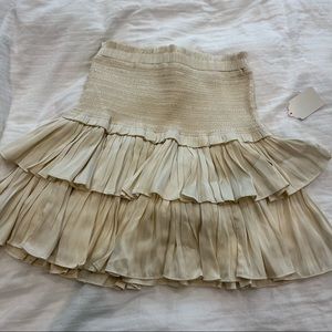 Reset by Jane Jolene ruffle cream skirt